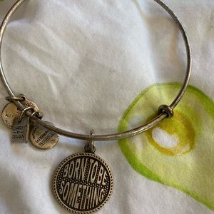 Alex and Ani Born to be Something silver bracelet